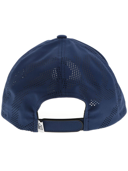 Hooey 2530T-NV COWBOY GOLF Mid Profile Trucker Hat Navy back view. If you need any assistance with this item or the purchase of this item please call us at five six one seven four eight eight eight zero one Monday through Saturday 10:00a.m EST to 8:00 p.m EST