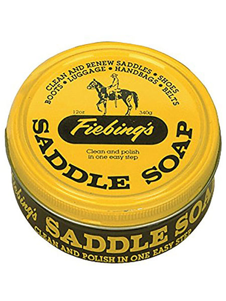 Fiebing's 92110 Saddle Soap Yellow front view. If you need any assistance with this item or the purchase of this item please call us at five six one seven four eight eight eight zero one Monday through Saturday 10:00a.m EST to 8:00 p.m EST