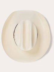 Stetson SSLLNO-304281 LLANO 10X Straw Hat Natural top view. If you need any assistance with this item or the purchase of this item please call us at five six one seven four eight eight eight zero one Monday through Saturday 10:00a.m EST to 8:00 p.m EST