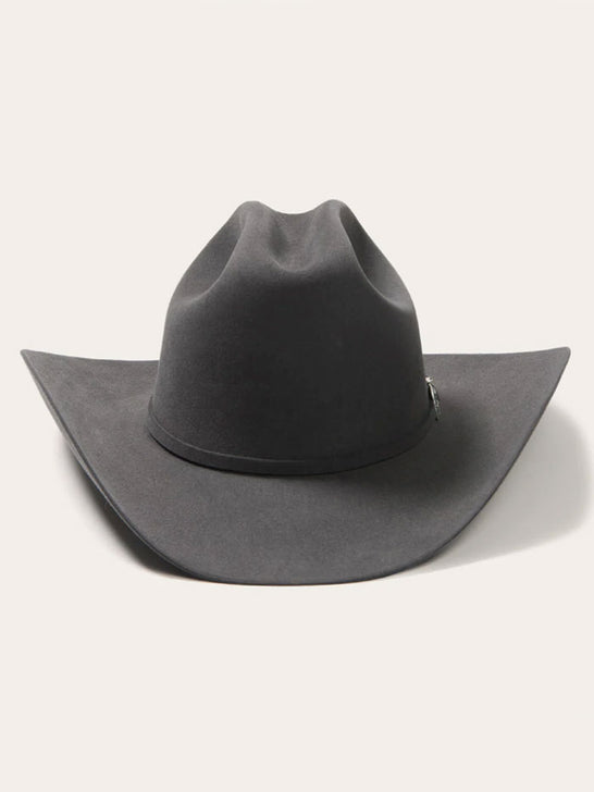 Stetson SFSKYL-754049 Skyline 6X Felt Hat Granite Grey front view. If you need any assistance with this item or the purchase of this item please call us at five six one seven four eight eight eight zero one Monday through Saturday 10:00a.m EST to 8:00 p.m EST