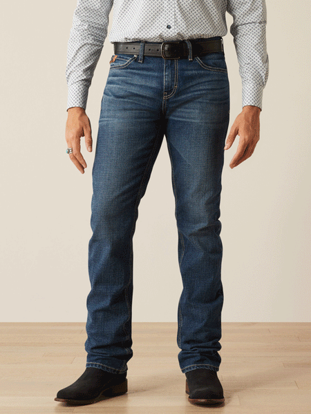 Ariat 10053550 Mens M8 Modern Ashton Straight Leg Jeans Champ front. If you need any assistance with this item or the purchase of this item please call us at five six one seven four eight eight eight zero one Monday through Saturday 10:00a.m EST to 8:00 p.m EST