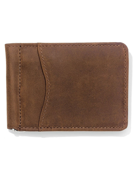 Brighton E70109 Vanderbilt Money Clip Wallet Bark front view. If you need any assistance with this item or the purchase of this item please call us at five six one seven four eight eight eight zero one Monday through Saturday 10:00a.m EST to 8:00 p.m EST