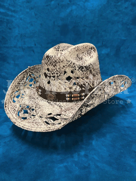 Bullhide GIRL NEXT DOOR 2586 Fashion Western Straw Hat Brown side and front view. If you need any assistance with this item or the purchase of this item please call us at five six one seven four eight eight eight zero one Monday through Saturday 10:00a.m EST to 8:00 p.m EST