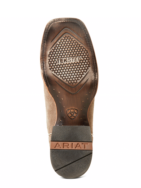Ariat 10047071 Mens Circuit Rockridge Western Boot Smokey Roughout sole view. If you need any assistance with this item or the purchase of this item please call us at five six one seven four eight eight eight zero one Monday through Saturday 10:00a.m EST to 8:00 p.m EST