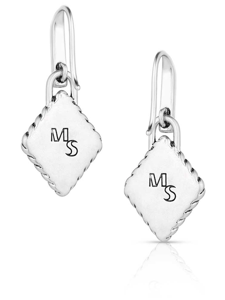 Montana Silversmiths ER6127 Womens High Noon Cobblestone Earrings back view. If you need any assistance with this item or the purchase of this item please call us at five six one seven four eight eight eight zero one Monday through Saturday 10:00a.m EST to 8:00 p.m EST