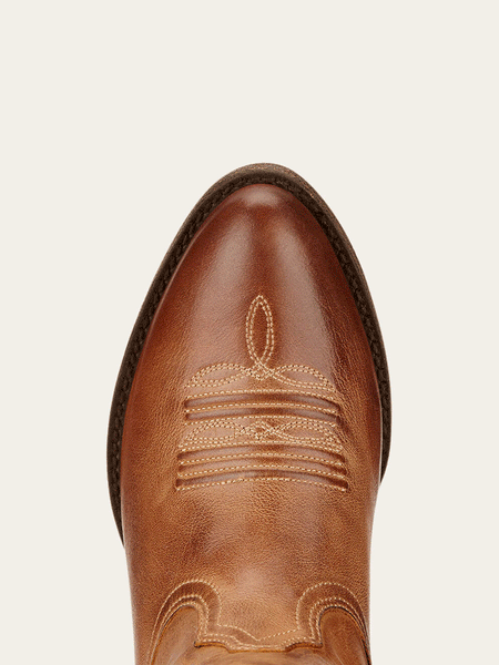Ariat 10017323 Womens Darlin Western Boot Burnt Sugar Copper toe view from above. If you need any assistance with this item or the purchase of this item please call us at five six one seven four eight eight eight zero one Monday through Saturday 10:00a.m EST to 8:00 p.m EST