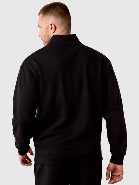 Ariat 10079479 Mens Core Zip Sweatshirt Black back view. If you need any assistance with this item or the purchase of this item please call us at five six one seven four eight eight eight zero one Monday through Saturday 10:00a.m EST to 8:00 p.m EST