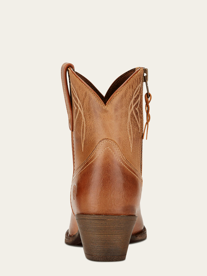 Ariat 10017323 Womens Darlin Western Boot Burnt Sugar Copper front and side view. If you need any assistance with this item or the purchase of this item please call us at five six one seven four eight eight eight zero one Monday through Saturday 10:00a.m EST to 8:00 p.m EST
