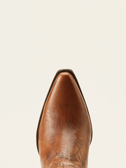 Ariat 10051056 Womens Bradley Western Boot Copper Mountain toe view from above. If you need any assistance with this item or the purchase of this item please call us at five six one seven four eight eight eight zero one Monday through Saturday 10:00a.m EST to 8:00 p.m EST