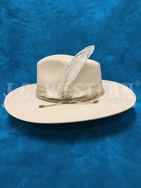 Bullhide GOOD VIBE 0814BC Felt Hat Buckskin left side view. If you need any assistance with this item or the purchase of this item please call us at five six one seven four eight eight eight zero one Monday through Saturday 10:00a.m EST to 8:00 p.m EST