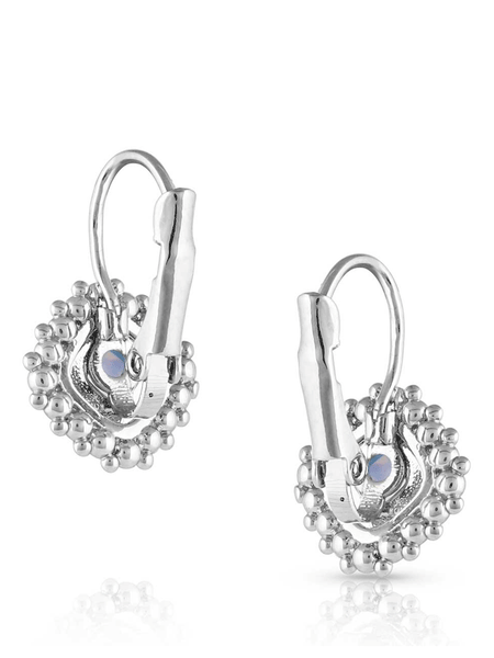 Montana Silversmiths ER5528 Womens Glacial Lake Opal Earrings Silver back. If you need any assistance with this item or the purchase of this item please call us at five six one seven four eight eight eight zero one Monday through Saturday 10:00a.m EST to 8:00 p.m EST