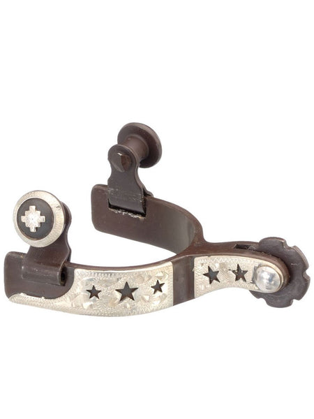 Tough 1 78-11-0-0 Kids My First Spurs Antique Brown side view. If you need any assistance with this item or the purchase of this item please call us at five six one seven four eight eight eight zero one Monday through Saturday 10:00a.m EST to 8:00 p.m EST