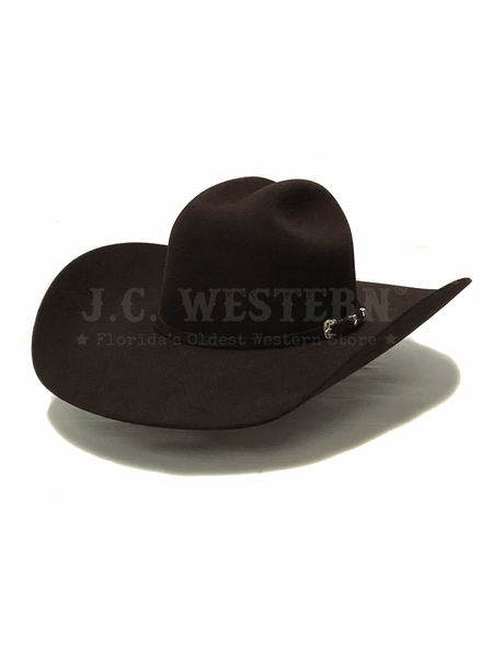 Serratelli BEAUMONT414BC 6X Felt Western Hat Black Cherry  front and side view. If you need any assistance with this item or the purchase of this item please call us at five six one seven four eight eight eight zero one Monday through Saturday 10:00a.m EST to 8:00 p.m EST