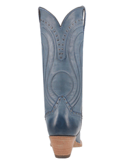 Dan Post DP4277 Womens Donnah Leather Boot Blue back view. If you need any assistance with this item or the purchase of this item please call us at five six one seven four eight eight eight zero one Monday through Saturday 10:00a.m EST to 8:00 p.m EST