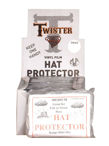 Twister 01080 Vinyl Hat Cover Clear box view. If you need any assistance with this item or the purchase of this item please call us at five six one seven four eight eight eight zero one Monday through Saturday 10:00a.m EST to 8:00 p.m EST