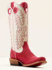 Ariat 10051040 Womens Futurity Boon Western Boot Deep Azalea inner side view. If you need any assistance with this item or the purchase of this item please call us at five six one seven four eight eight eight zero one Monday through Saturday 10:00a.m EST to 8:00 p.m EST