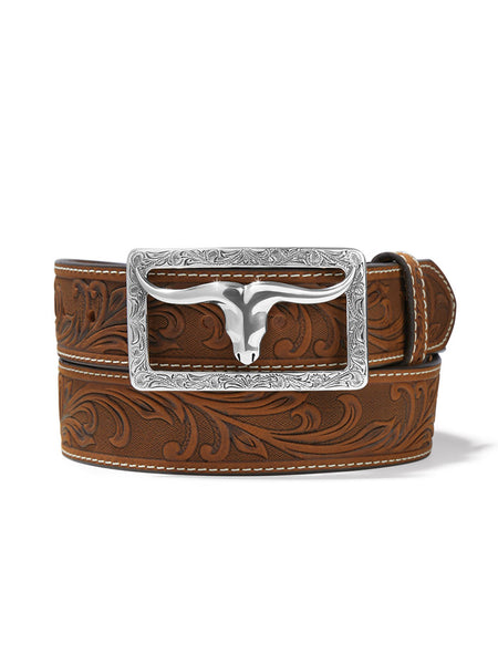 Tony Lama C42859 Mens Stockyard Belt Bark front view. If you need any assistance with this item or the purchase of this item please call us at five six one seven four eight eight eight zero one Monday through Saturday 10:00a.m EST to 8:00 p.m EST
