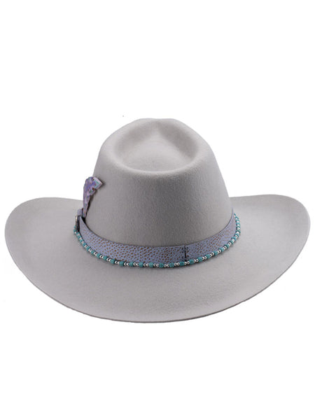 Bullhide TURNING POINT 0869SB Womens Fashion Felt Collection Hat Silverbelly back view. If you need any assistance with this item or the purchase of this item please call us at five six one seven four eight eight eight zero one Monday through Saturday 10:00a.m EST to 8:00 p.m EST