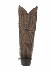 Lucchese M5067.S54 Womens MARCELLA Western Boot Brown back view. If you need any assistance with this item or the purchase of this item please call us at five six one seven four eight eight eight zero one Monday through Saturday 10:00a.m EST to 8:00 p.m EST