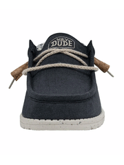Hey Dude 40015-410 Mens Wally Break Stitch Shoe Navy front view. If you need any assistance with this item or the purchase of this item please call us at five six one seven four eight eight eight zero one Monday through Saturday 10:00a.m EST to 8:00 p.m EST