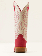 Ariat 10051040 Womens Futurity Boon Western Boot Deep Azalea back view. If you need any assistance with this item or the purchase of this item please call us at five six one seven four eight eight eight zero one Monday through Saturday 10:00a.m EST to 8:00 p.m EST