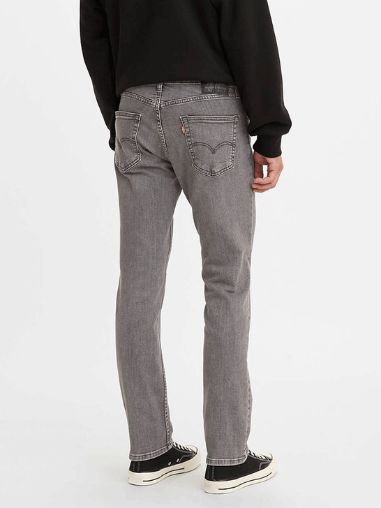 Levi's 045113095 Mens 511 Slim Fit Flex Jeans Bee Eye Grey back view. If you need any assistance with this item or the purchase of this item please call us at five six one seven four eight eight eight zero one Monday through Saturday 10:00a.m EST to 8:00 p.m EST