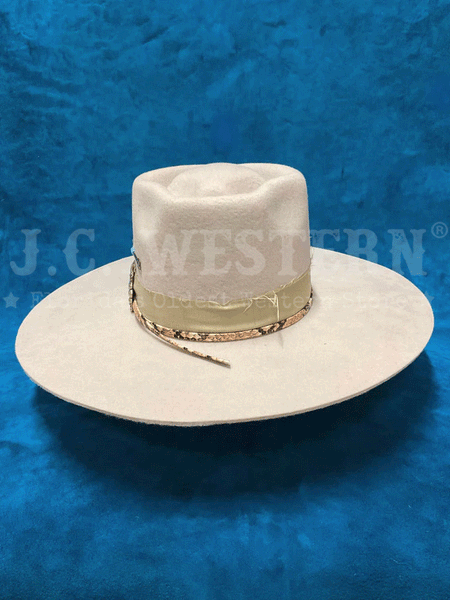 Charlie 1 Horse CWSPPO-034071 SPEAR POINT Hat Silver Belly back view. If you need any assistance with this item or the purchase of this item please call us at five six one seven four eight eight eight zero one Monday through Saturday 10:00a.m EST to 8:00 p.m EST