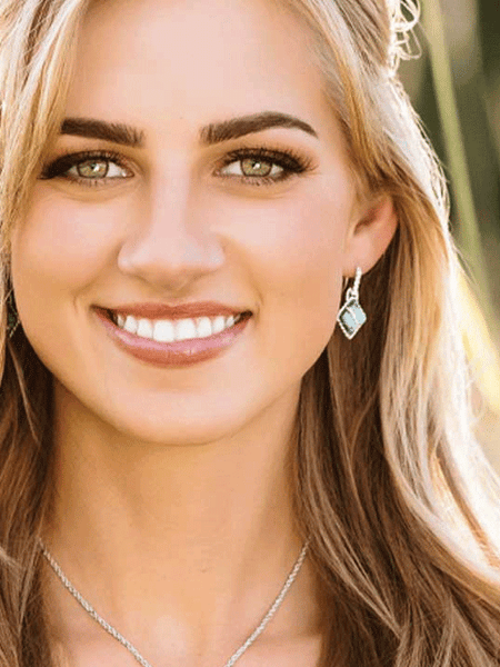 Montana Silversmiths ER6127 Womens High Noon Cobblestone Earrings on model. If you need any assistance with this item or the purchase of this item please call us at five six one seven four eight eight eight zero one Monday through Saturday 10:00a.m EST to 8:00 p.m EST