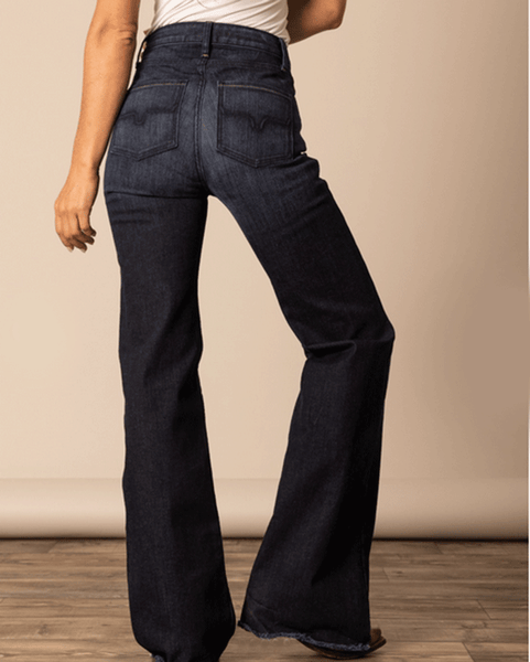 Kimes Ranch WJE0000016 Womens Olivia Jeans Dark Wash back view. If you need any assistance with this item or the purchase of this item please call us at five six one seven four eight eight eight zero one Monday through Saturday 10:00a.m EST to 8:00 p.m EST