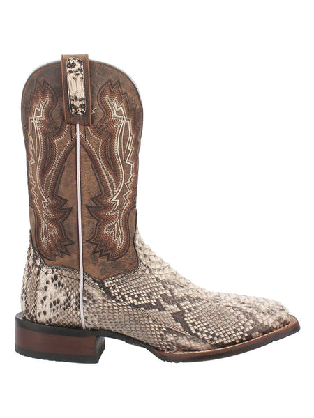 Dan Post DP4917 Mens BRUTUS Python Western Boot Natural side view. If you need any assistance with this item or the purchase of this item please call us at five six one seven four eight eight eight zero one Monday through Saturday 10:00a.m EST to 8:00 p.m EST
