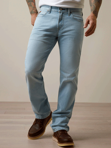 Ariat 10044366 Mens M7 Slim Toro Straight Jean Cali Ultralight front view'. If you need any assistance with this item or the purchase of this item please call us at five six one seven four eight eight eight zero one Monday through Saturday 10:00a.m EST to 8:00 p.m EST