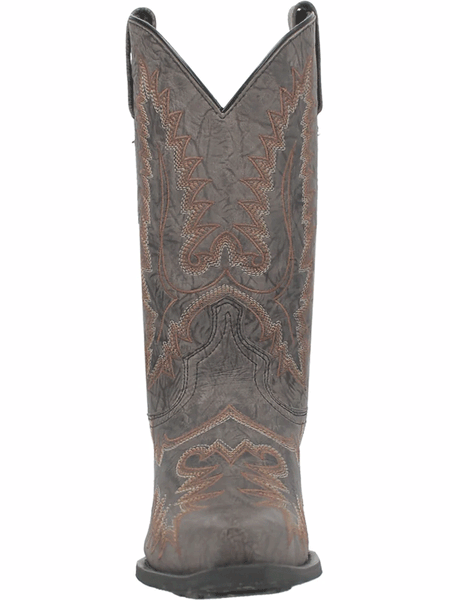 Laredo 68545 Mens Kilpatrick Snip Toe Western Boots Grey front view. If you need any assistance with this item or the purchase of this item please call us at five six one seven four eight eight eight zero one Monday through Saturday 10:00a.m EST to 8:00 p.m EST