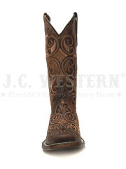 Circle G L5795 Ladies Embroidery Boot Honey front view. If you need any assistance with this item or the purchase of this item please call us at five six one seven four eight eight eight zero one Monday through Saturday 10:00a.m EST to 8:00 p.m EST