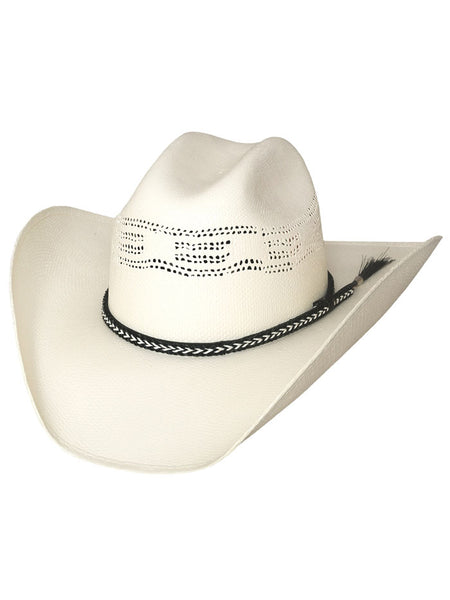Bullhide CORSICANA 2876 20X Straw Hat Natural side / front view. If you need any assistance with this item or the purchase of this item please call us at five six one seven four eight eight eight zero one Monday through Saturday 10:00a.m EST to 8:00 p.m EST