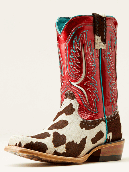 Ariat 10051020 Womens Futurity Colt Western Boot Cowtown Hair On front and side view. If you need any assistance with this item or the purchase of this item please call us at five six one seven four eight eight eight zero one Monday through Saturday 10:00a.m EST to 8:00 p.m EST