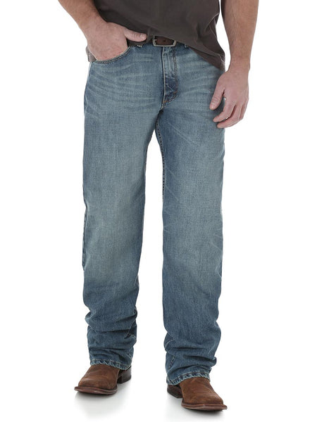 Wrangler 01MWXDY Mens 20X 01 Competition Relaxed Fit Jeans Dusty front view. If you need any assistance with this item or the purchase of this item please call us at five six one seven four eight eight eight zero one Monday through Saturday 10:00a.m EST to 8:00 p.m EST