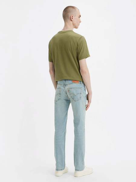 Levi's 045111432 Mens 511 Slim Fit Jean Blue Stone back view. If you need any assistance with this item or the purchase of this item please call us at five six one seven four eight eight eight zero one Monday through Saturday 10:00a.m EST to 8:00 p.m EST
