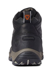 Ariat 10038425 Mens Terrain H2O Waterproof Hiking Work Shoe Black back. If you need any assistance with this item or the purchase of this item please call us at five six one seven four eight eight eight zero one Monday through Saturday 10:00a.m EST to 8:00 p.m EST