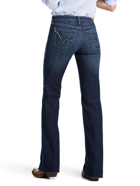 Ariat 10039598 Womens Trouser Perfect Rise London Wide Leg Jean Rascal back view. If you need any assistance with this item or the purchase of this item please call us at five six one seven four eight eight eight zero one Monday through Saturday 10:00a.m EST to 8:00 p.m EST