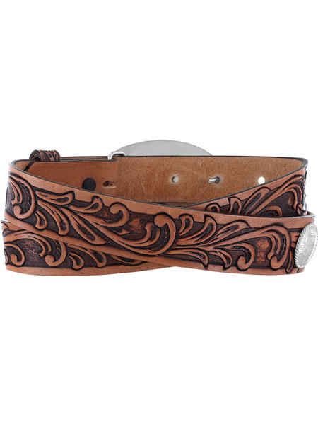 Tony Lama C60204 Kids Great American Belt Tan back view. If you need any assistance with this item or the purchase of this item please call us at five six one seven four eight eight eight zero one Monday through Saturday 10:00a.m EST to 8:00 p.m EST