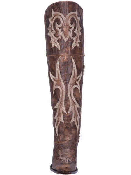 Dan Post DP3709 Womens Jilter Leather Boot Brown front view. If you need any assistance with this item or the purchase of this item please call us at five six one seven four eight eight eight zero one Monday through Saturday 10:00a.m EST to 8:00 p.m EST