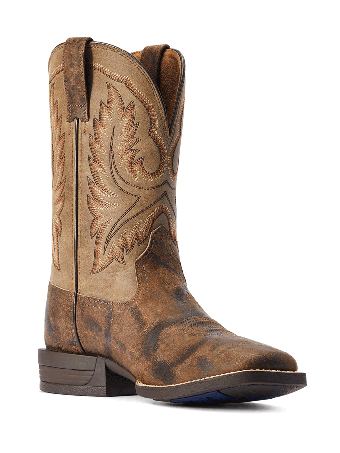 Ariat 10042466 Mens Wilder Western Boot Antique Grey front and side view. If you need any assistance with this item or the purchase of this item please call us at five six one seven four eight eight eight zero one Monday through Saturday 10:00a.m EST to 8:00 p.m EST