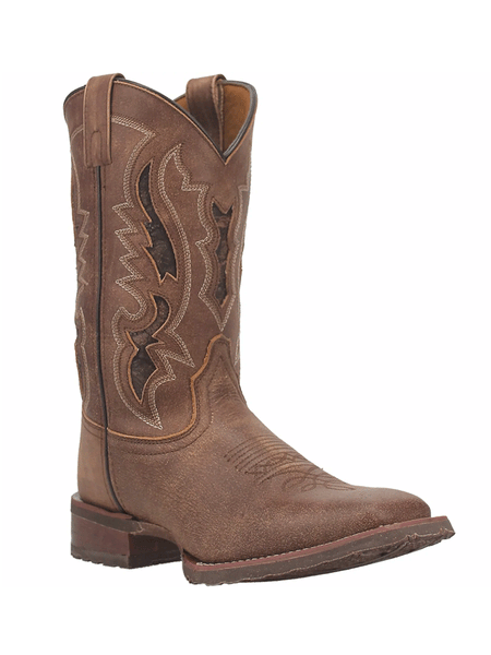 Laredo 7952 Mens Martin Leather Boot Tan side and front view. If you need any assistance with this item or the purchase of this item please call us at five six one seven four eight eight eight zero one Monday through Saturday 10:00a.m EST to 8:00 p.m EST