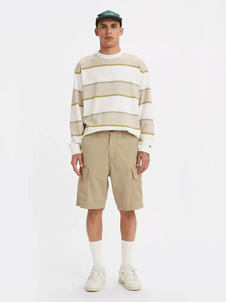 Levi's 232510009 Mens Carrier Cargo Shorts True Chino front view. If you need any assistance with this item or the purchase of this item please call us at five six one seven four eight eight eight zero one Monday through Saturday 10:00a.m EST to 8:00 p.m EST