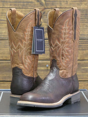 Lucchese M4090.WF Mens Rudy Cowhide Performance Cowboy Boots Chocolate Peanut pair. If you need any assistance with this item or the purchase of this item please call us at five six one seven four eight eight eight zero one Monday through Saturday 10:00a.m EST to 8:00 p.m EST