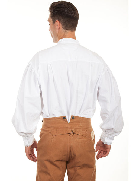 Scully 500020 Mens RangeWear Pleated Front Western Shirt White. If you need any assistance with this item or the purchase of this item please call us at five six one seven four eight eight eight zero one Monday through Saturday 10:00a.m EST to 8:00 p.m EST