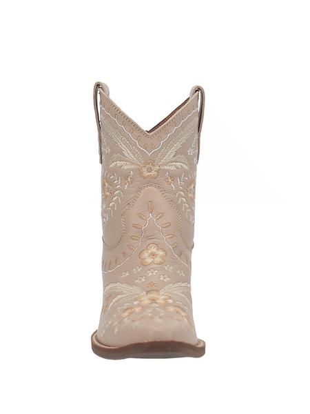 Dingo DI748-SND Womens Primrose Ankle Western Bootie Sand front view. If you need any assistance with this item or the purchase of this item please call us at five six one seven four eight eight eight zero one Monday through Saturday 10:00a.m EST to 8:00 p.m EST