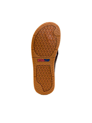 Xtratuf AUNM-900 Mens Auna Sandal Brown sole view. If you need any assistance with this item or the purchase of this item please call us at five six one seven four eight eight eight zero one Monday through Saturday 10:00a.m EST to 8:00 p.m EST
