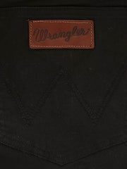Wrangler 88MWZBK Mens Retro Slim Fit Straight Leg Jean Black logo. If you need any assistance with this item or the purchase of this item please call us at five six one seven four eight eight eight zero one Monday through Saturday 10:00a.m EST to 8:00 p.m EST