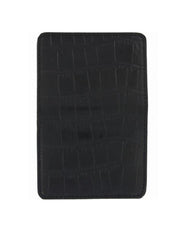 Brighton 89503 Rockefeller Flip Wallet Black  back view. If you need any assistance with this item or the purchase of this item please call us at five six one seven four eight eight eight zero one Monday through Saturday 10:00a.m EST to 8:00 p.m EST